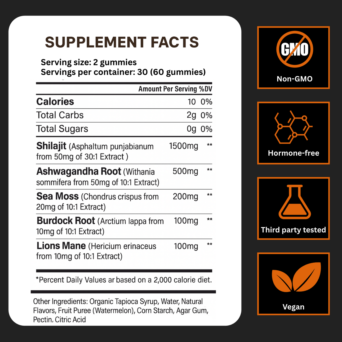 5 IN 1 PEAK MALE PERFORMANCE GUMMIES